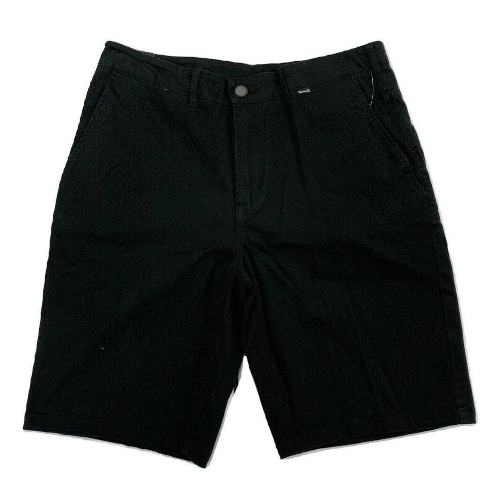 Hurley Men's One and Only 21.5" Chino Walk Shorts - Black